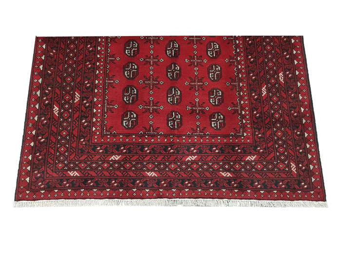 Incredible Red Afghan Carpet 200 x 150 cm