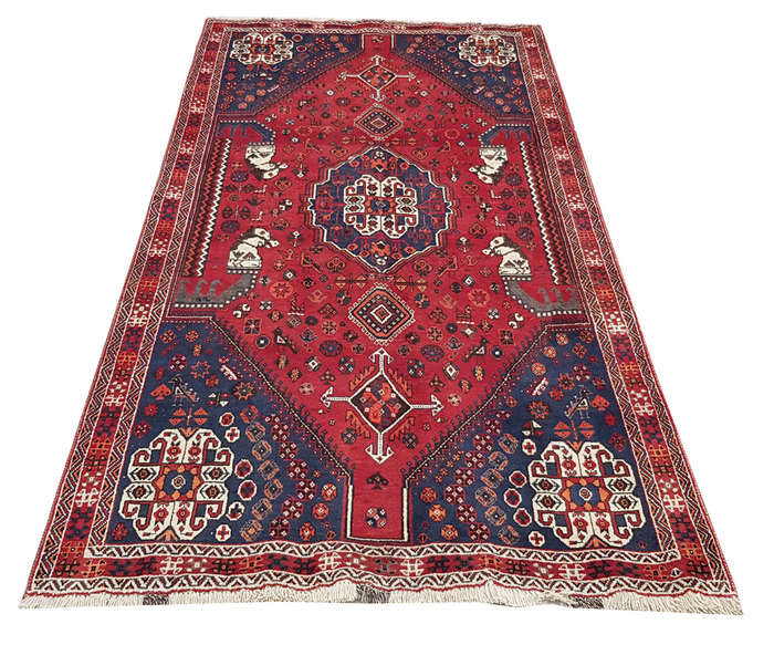 Beautiful Iranian Shiraz Carpet 212 X 152 cm
