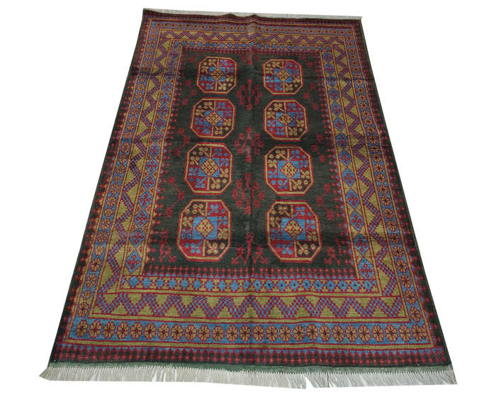 Fine Afghan Kunduz Carpet 195 x 149 cm