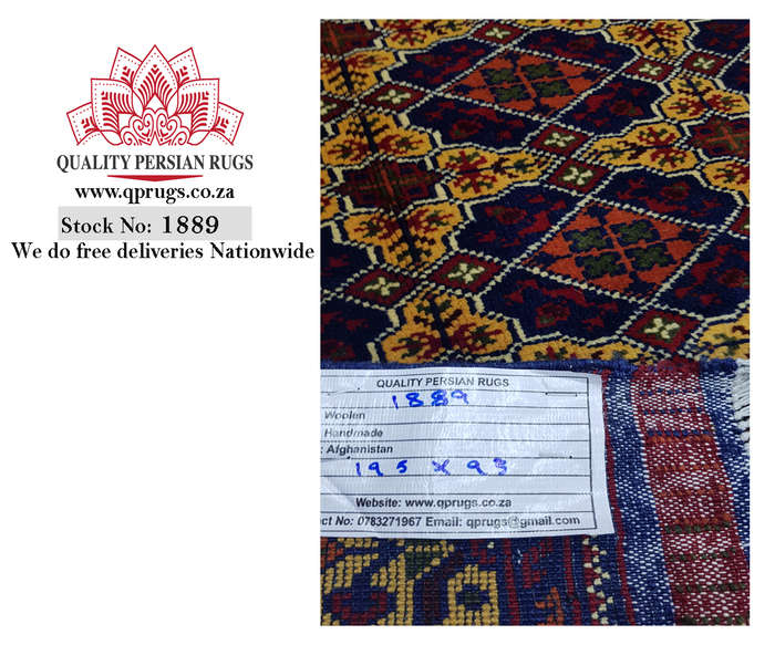 Gorgeous Afghan Marinoos Carpet 195 x 93 cm