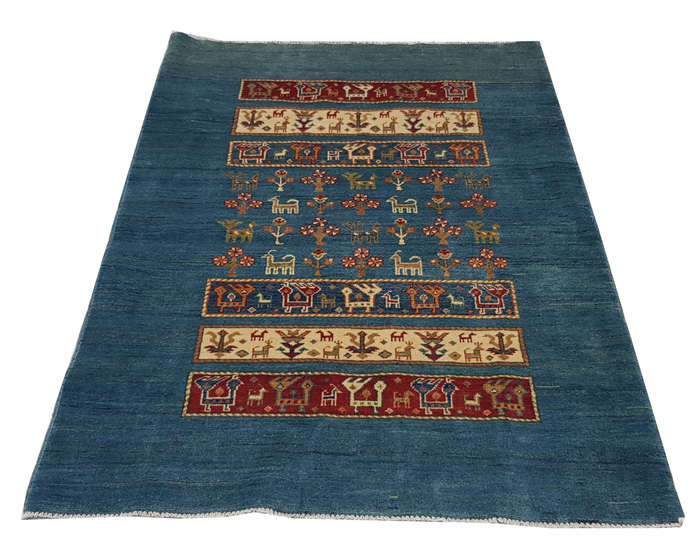 Gorgeous Afghan Handmade Ariana Carpet 183 x 127