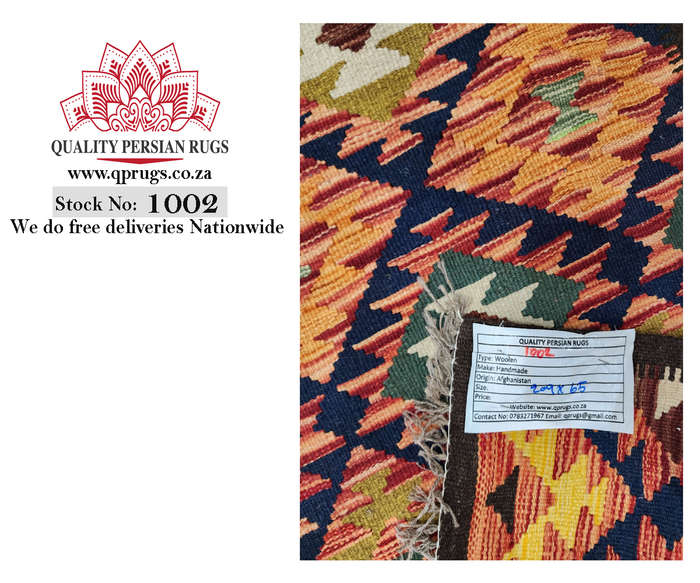 Gorgeous Afghan Maimana kilim 209 X 65 cm