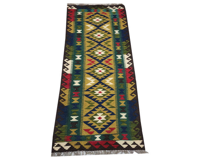 Beautiful Afghan Maimana kilim 205 x 63cm