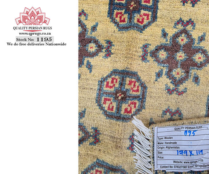 Stunning Afghan Kunduz Carpet 179 x 119 cm