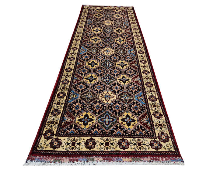 Incredible Afghan Marinoos Carpet 354 x 118cm
