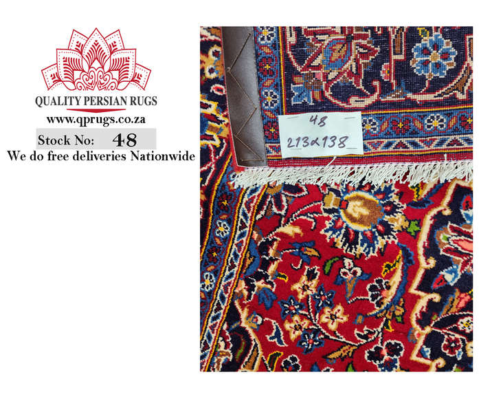 Gorgeous Fine Kashan Carpet 213 x 138CM