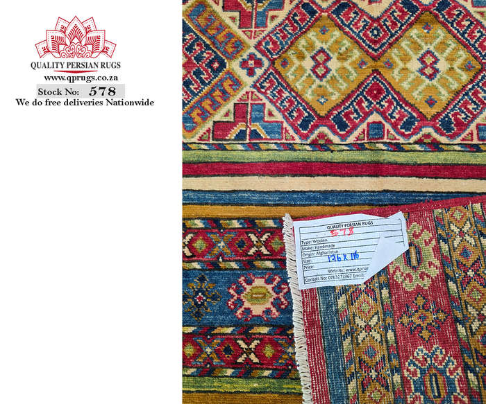 Beautiful Afghan Ariana Carpet 176 x 116 cm