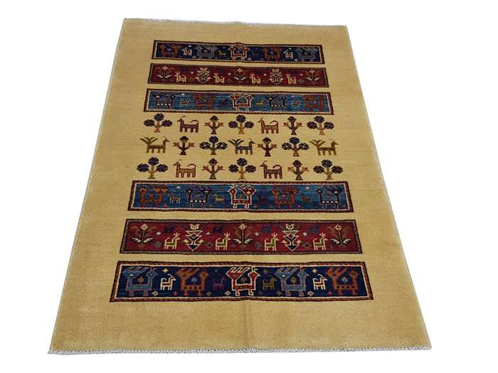 Gorgeous Afghan Ariana Carpet 153 x 103cm