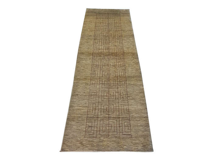 Fine Afghan Gabbah carpet 286 x 81 cm