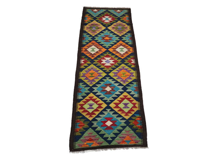 Stunning Afghan Maimana kilim 200 X 67 cm