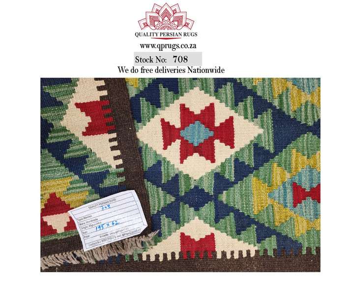 Fine Afghan Maimana kilim 195 X 62 cm