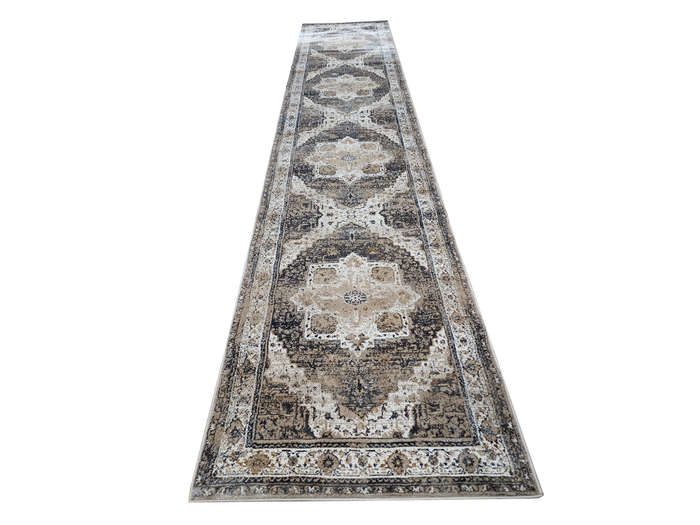Fine Vintage Design Machine Made Runner 500 x 80 cm