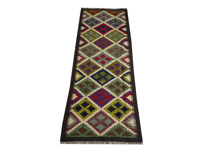 Beautiful Afghan Maimana kilim 204 x 62 CM
