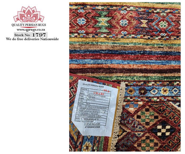 Beautiful Afghan Ariana Carpet 117x83 cm