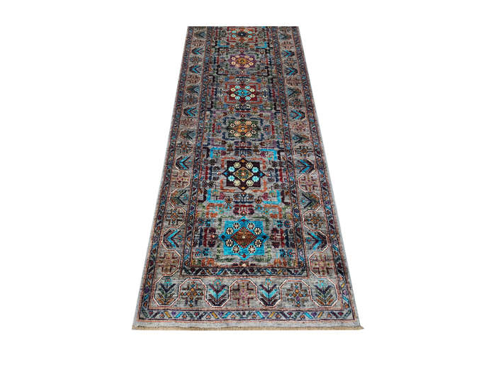 Rare piece Afghan Ariana Carpet 306 x 80CM
