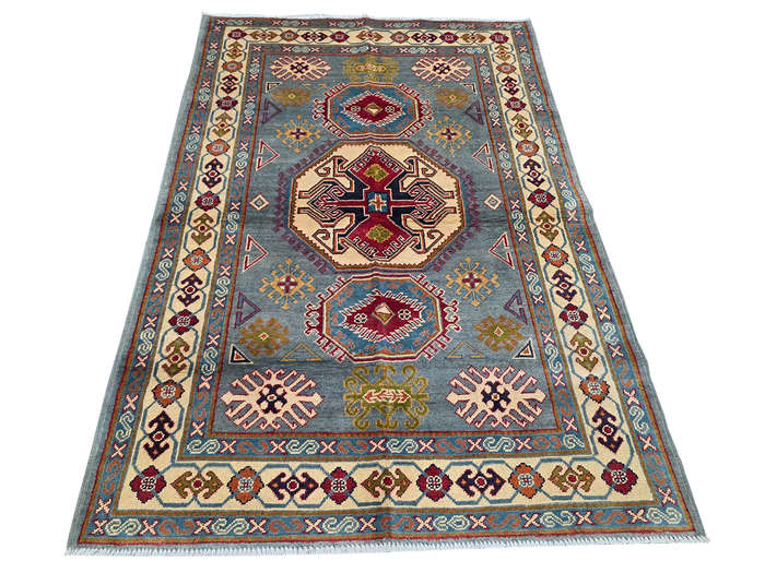 Fine Afghan Handmade Kazaq Carpet 179 x 121cm