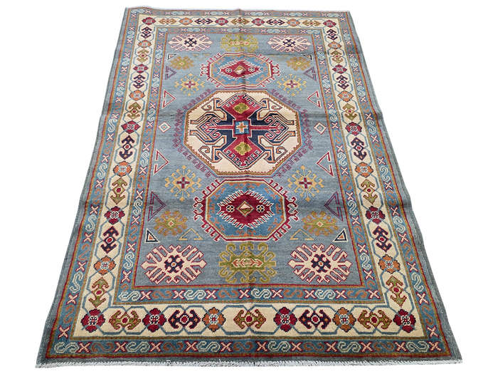 Fine Afghan Handmade Kazaq Carpet 179 x 121cm