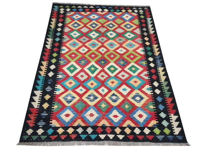 Stunning Afghan Choubi Kilim 199 x 156 CM