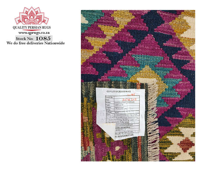 Gorgeous Afghan Maimana kilim 303 x 202 CM