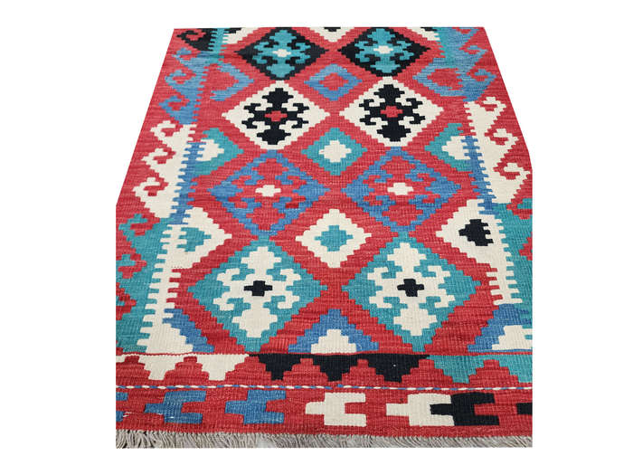 Stunning Afghan Choubi kilim 201 X 84 CM