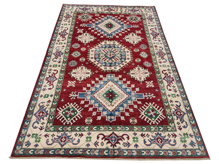 Fine Afghan Handmade Kazaq Carpet 283 x 199cm