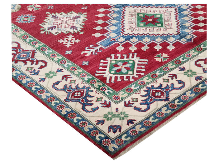 Fine Afghan Handmade Kazaq Carpet 283 x 199cm