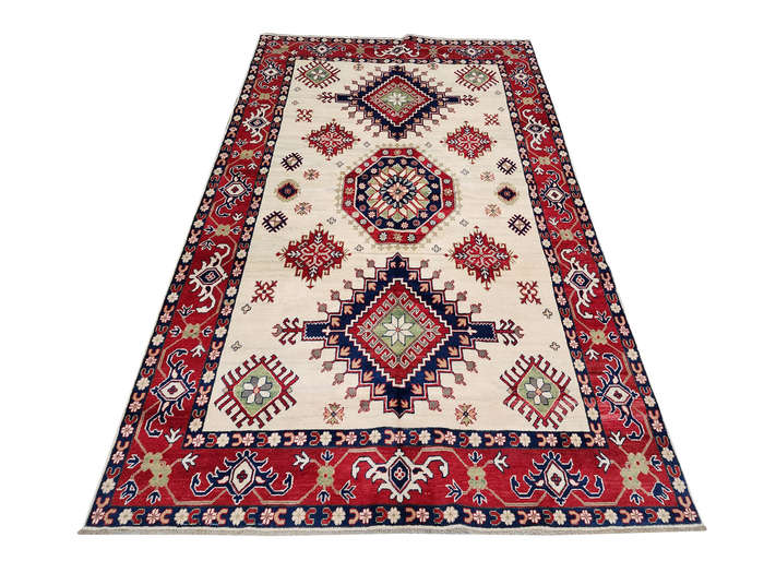 Fine Afghan Handmade Kazaq Carpet 298 x 204cm