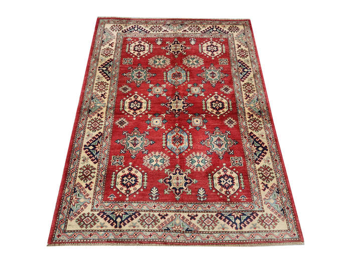 Fine Afghan Handmade Kazaq Carpet 180 x 122cm