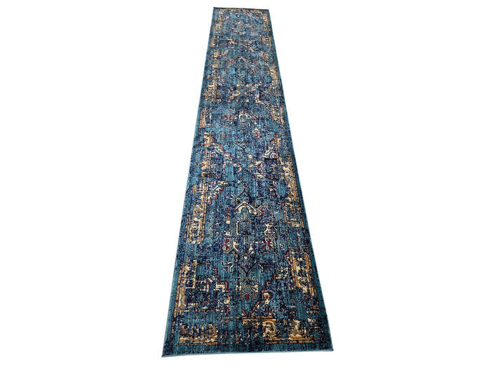 Beautiful Vintage Design machine Made Carpet 400 x 80 cm
