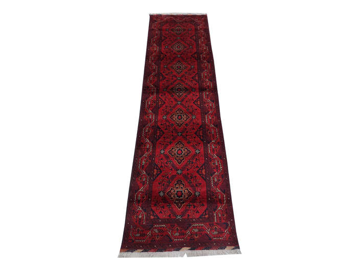 Fine Afghan Turkman carpet 291 X 82 cm
