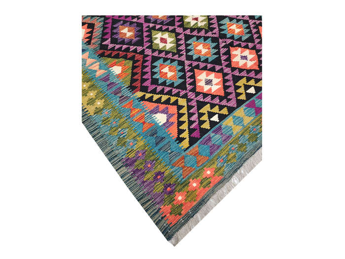 Stunning Afghan Maimana Reversible kilim 299 x 199 cm