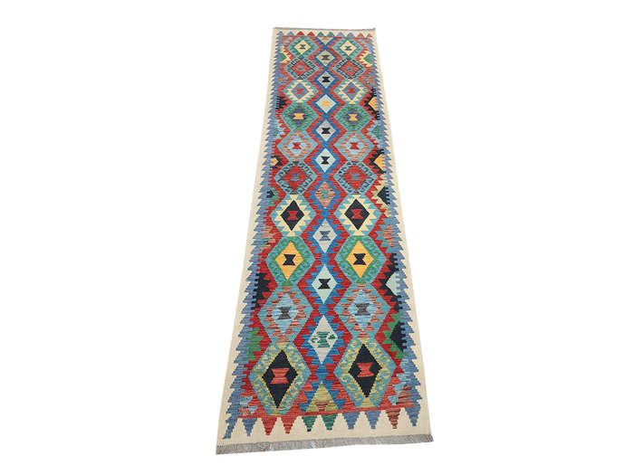 Beautiful Afghan Choubi kilim 305 x 91 CM