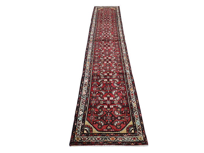 Gorgeous Hamadan Runner 378 x 82 CM