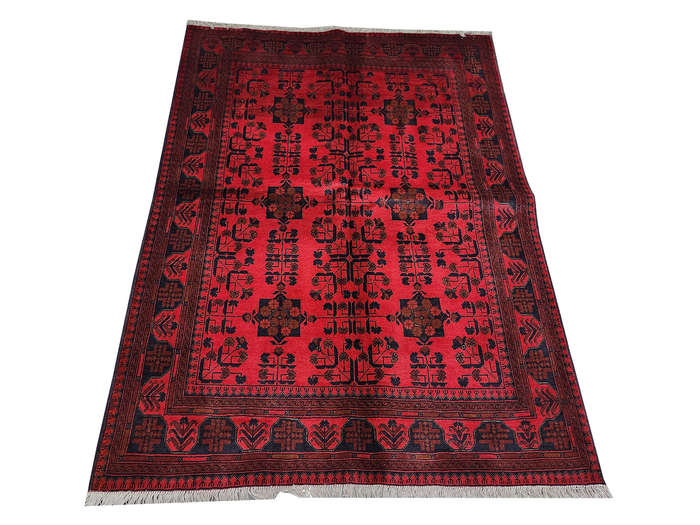 Beautiful Afghan Turkman Carpet 198 x 145 CM