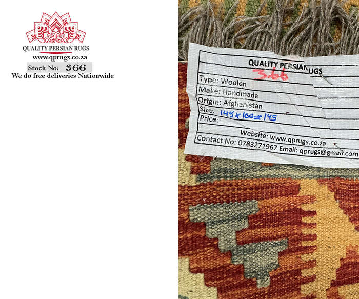 Gorgeous Afghan Choubi kilim 145 x 100 CM