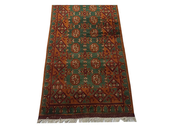Stunning Afghan Handmade Carpet 282 x 78 CM