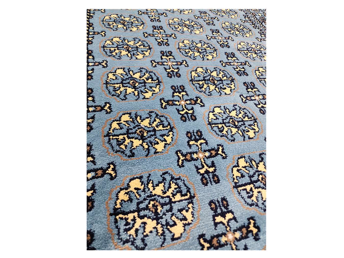 Beautiful Blue Machine Made Carpet 150 X 80 CM