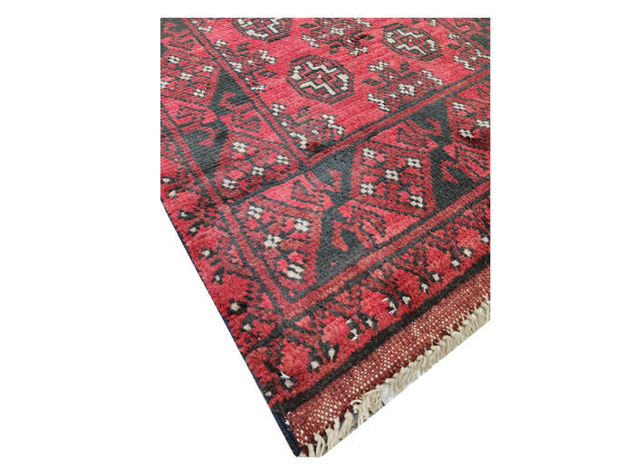Stunning Red Afghan Runner 471 x 73 CM