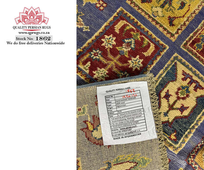 Stunning Afghan Ariana Carpet 195 x 121 CM