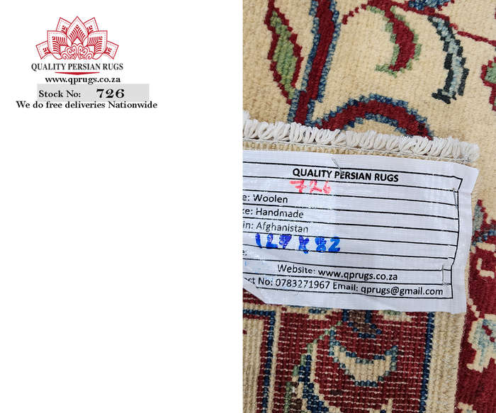 Fine Quality Afghan Ariana Carpet 127 x 82 CM