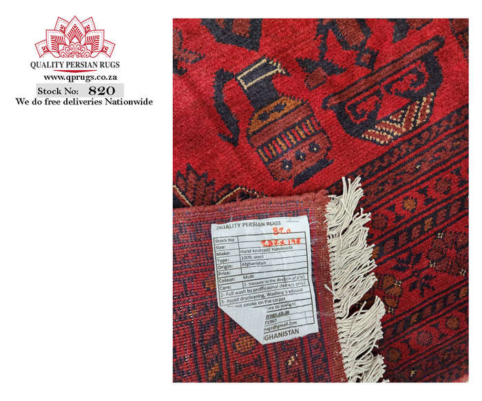 Gorgeous Afghan Turkman Carpet 287 x 198 CM