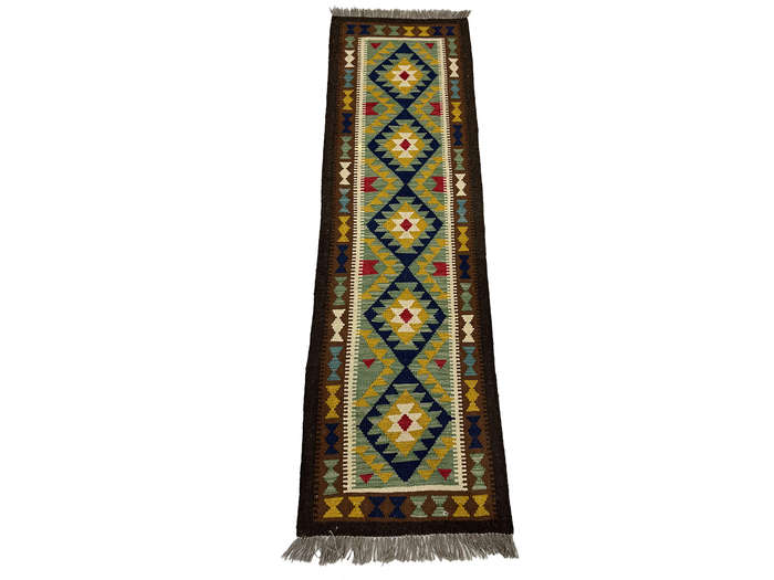 Beautiful Afghan Maimana kilim 204 x 62 CM