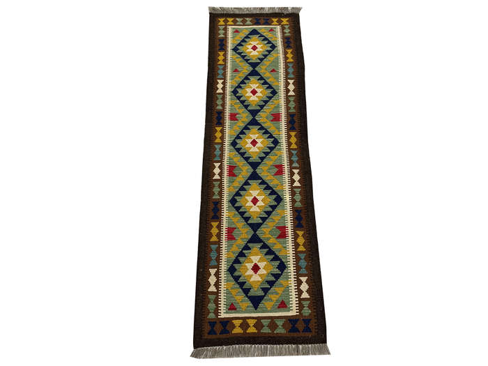 Beautiful Afghan Maimana kilim 204 x 62 CM