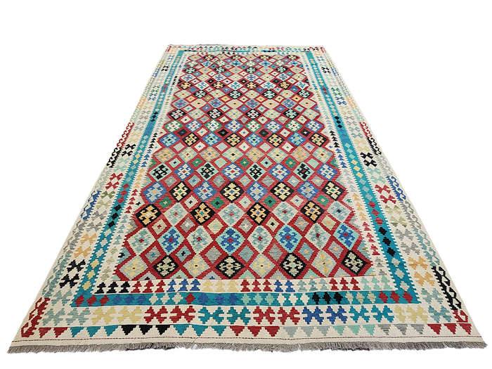 Incredible 5x3 Afghan Choubi kilim - 496 x 305 CM
