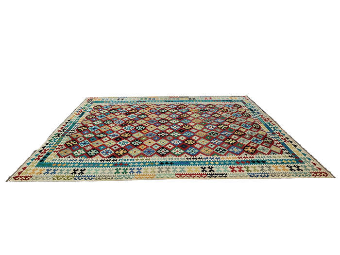 Incredible 5x3 Afghan Choubi kilim - 496 x 305 CM