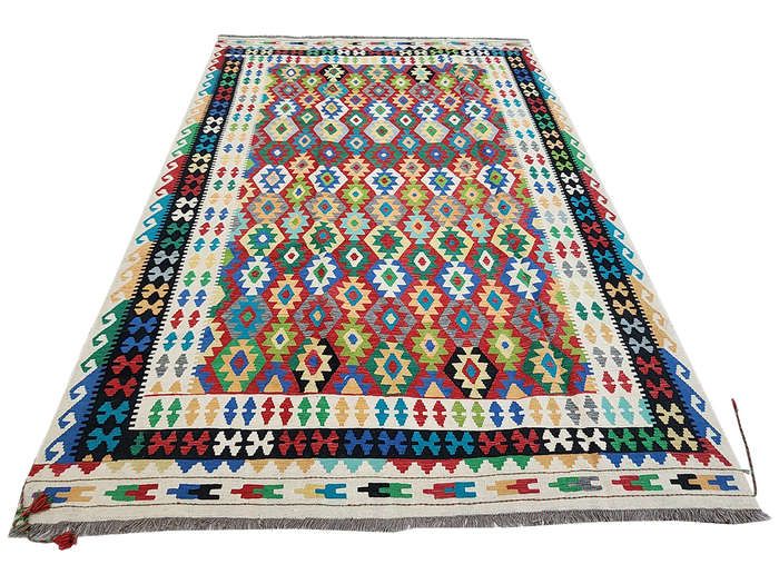 Gorgeous Afghan Handmade Kilim Rug 343 x 254 CM