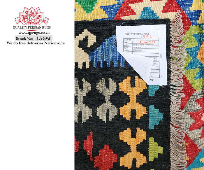 Stunning Afghan choubi kilim Rug 350 x 251 CM