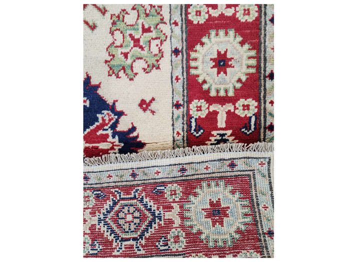 Gorgeous Afghan Handmade Kazaq Carpet 198 x 85 CM