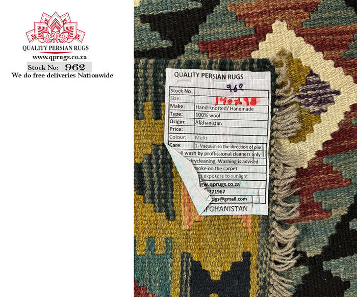 Fine Afghan Maimana Kilim 140 x 98 CM