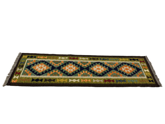 Gorgeous Afghan Maimana kilim Rug 198 x 65 CM